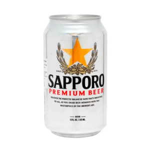 Cerveza Sapporo lata